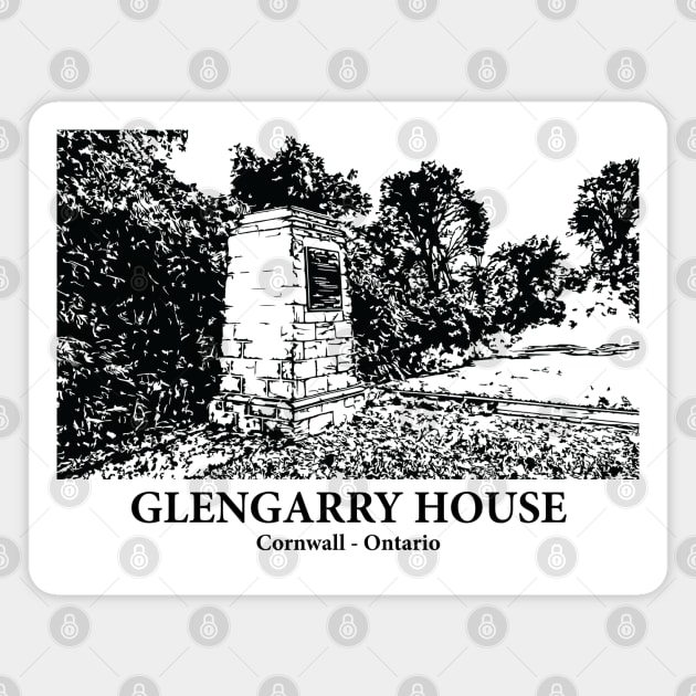 Glengarry House - Cornwall ON Magnet by Lakeric